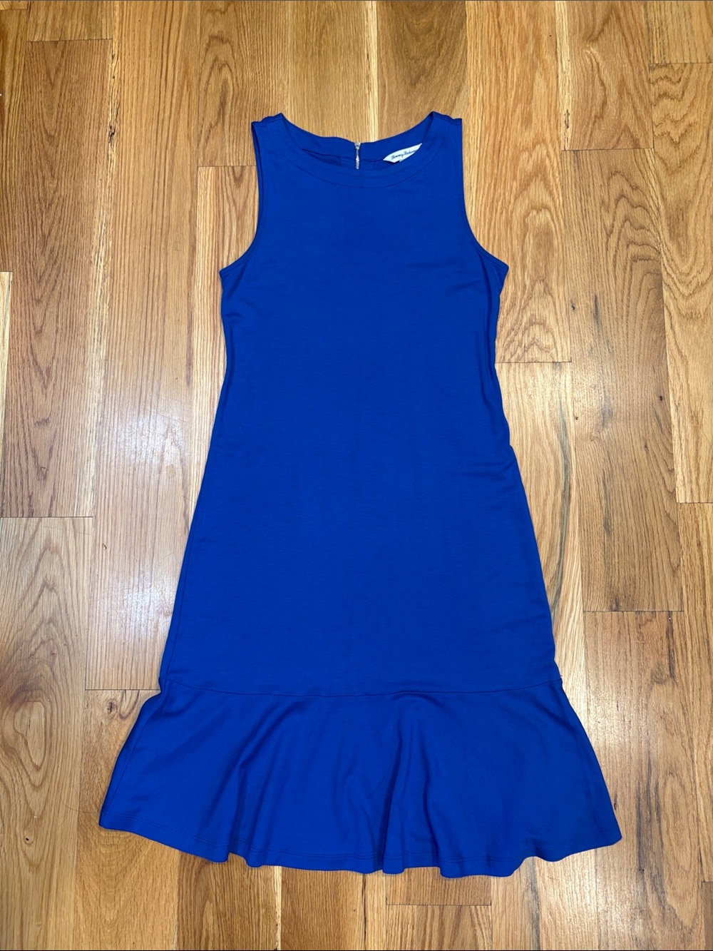 Tommy Bahama Darcy Flounce Dress in Mazarine Blue, Size Small
